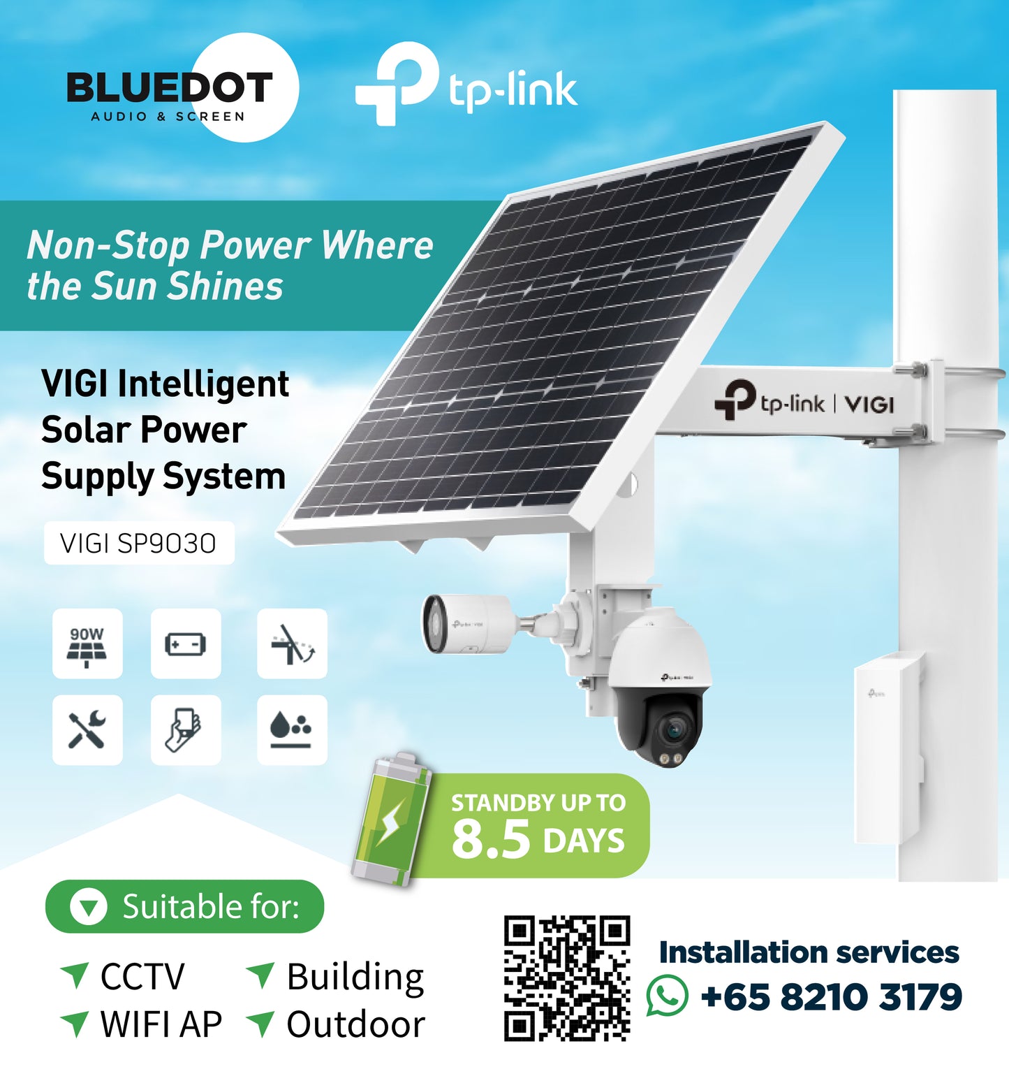 VIGI SP9030 Intelligent Solar Power Supply System Installation