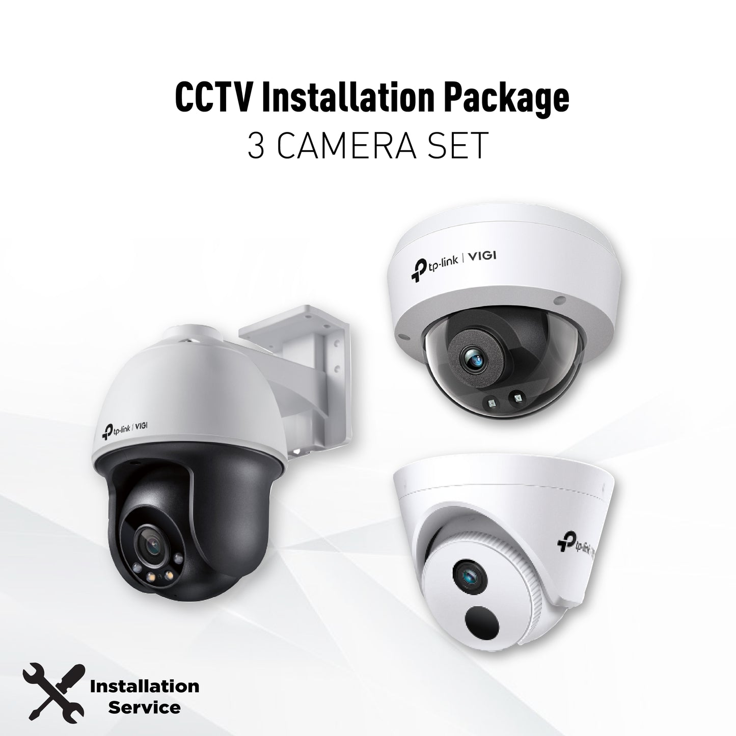 VIGI 3pcs camera set installation service