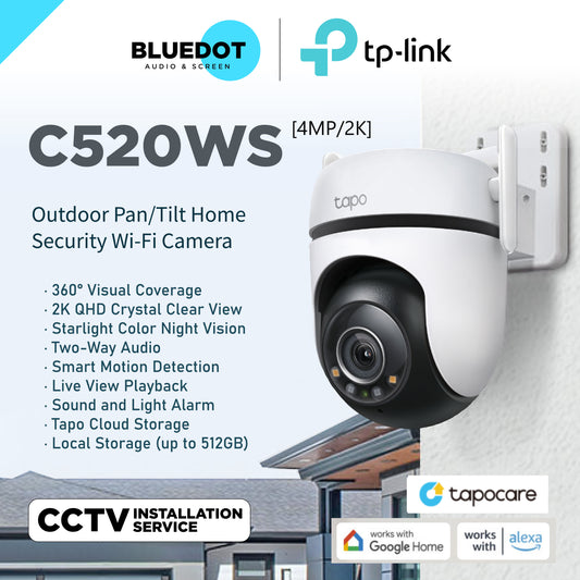 C520WS Outdoor Pan/Tilt Home Security Wi-Fi Camera Installtion